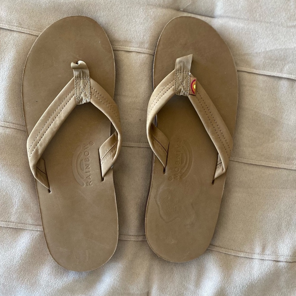Rainbow Men’s Double 302 Flip Flops, XL 11-12
